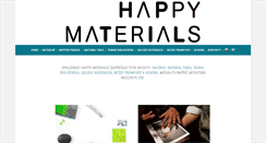 Desktop Screenshot of happymaterials.com