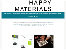 Tablet Screenshot of happymaterials.com